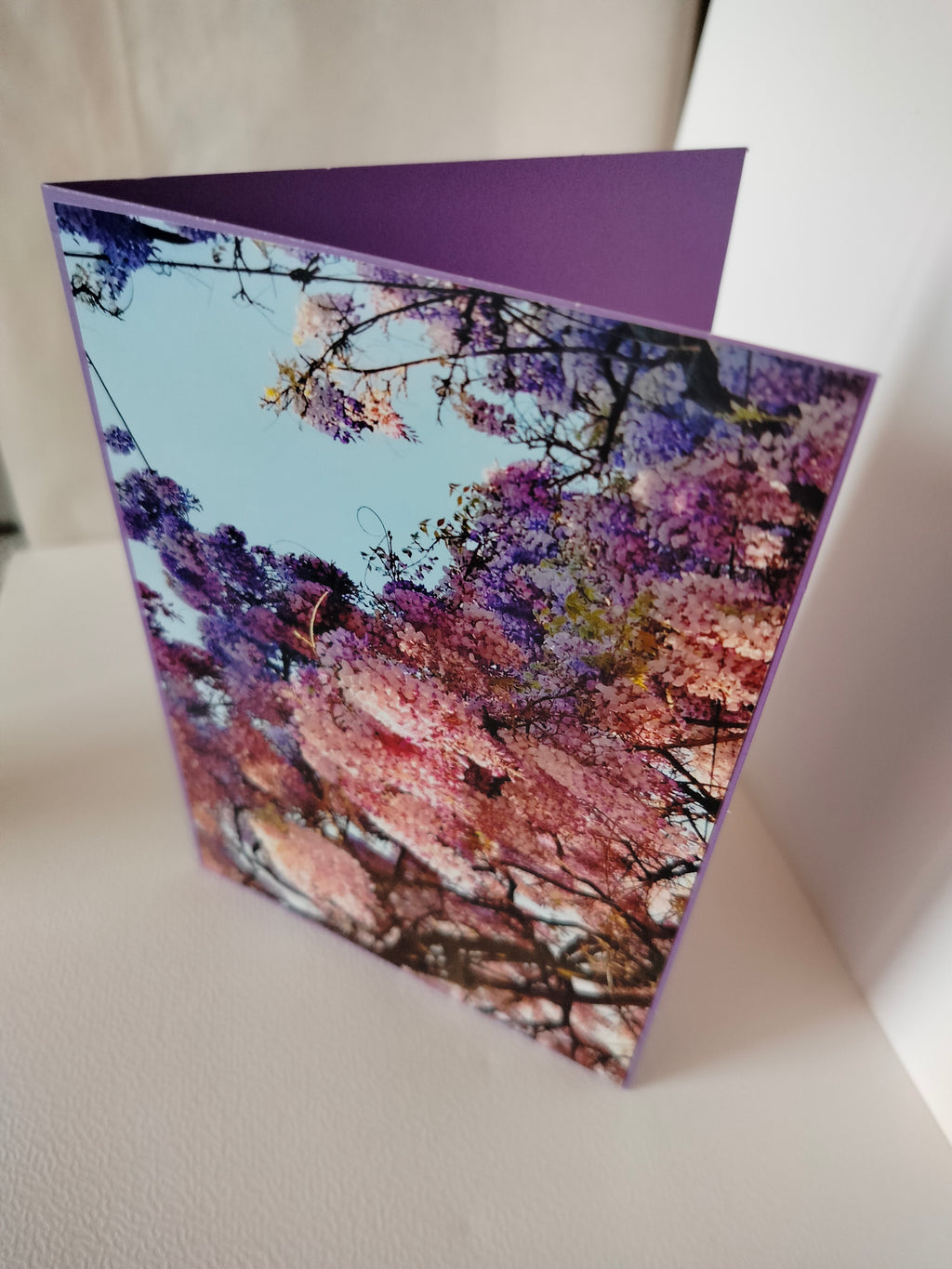 Biglietto auguri glicine